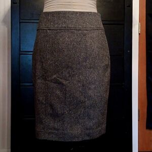 Banana Republic Wool Charcoal Skirt